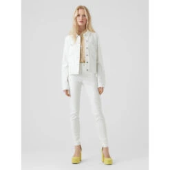 Veste En Jean Wild Soya Blanc Femme - Vero Moda -ONLY || Vero Moda Soldes Boutique veste en jean wild soya blanc femme vero moda 3