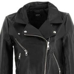 Veste Imitation Cuir Vera Noir Femme - Only -ONLY || Vero Moda Soldes Boutique veste imitation cuir vera noir femme only 2