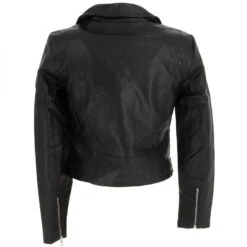 Veste Imitation Cuir Vera Noir Femme - Only -ONLY || Vero Moda Soldes Boutique veste imitation cuir vera noir femme only 4