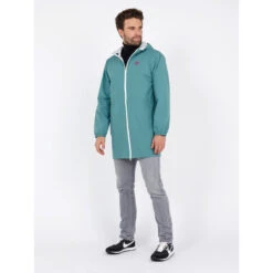 Veste Imperméable Longue Amelot émeraude Vert - Flotte -ONLY || Vero Moda Soldes Boutique veste impermeable longue amelot emeraude vert flotte 2