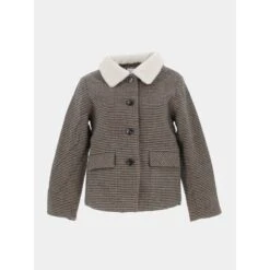 Veste Mattie Petits Carreaux Vert Femme - La Petite Etoile