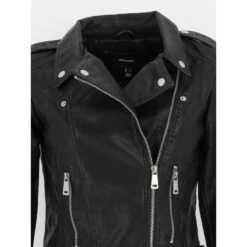 Vero Moda Veste Perfecto Noir Femme - Véro Moda -ONLY || Vero Moda Soldes Boutique veste perfecto noir femme vero moda 2