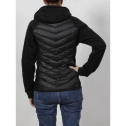 Veste Polaire Bi-matière Albane Noir Femme - Treeker 9 -ONLY || Vero Moda Soldes Boutique veste polaire bi matiere albane noir femme treeker 9 1