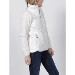 Veste Polaire Bi-matière Vienne Blanc Femme - Angele Sportswear -ONLY || Vero Moda Soldes Boutique veste polaire bi matiere vienne blanc femme angele sportswear 2
